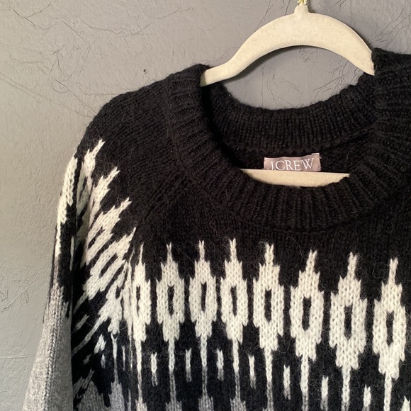 J. Crew Fair Isle crewneck sweater EUC - Picture 2 of 10